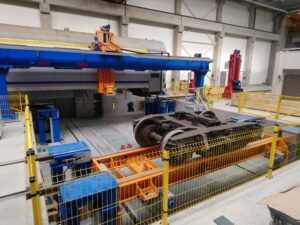 Cala carrelli per manutenzione ferroviaria