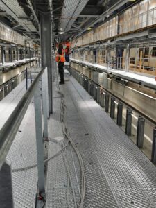Passerelle per manutenzione ferroviaria